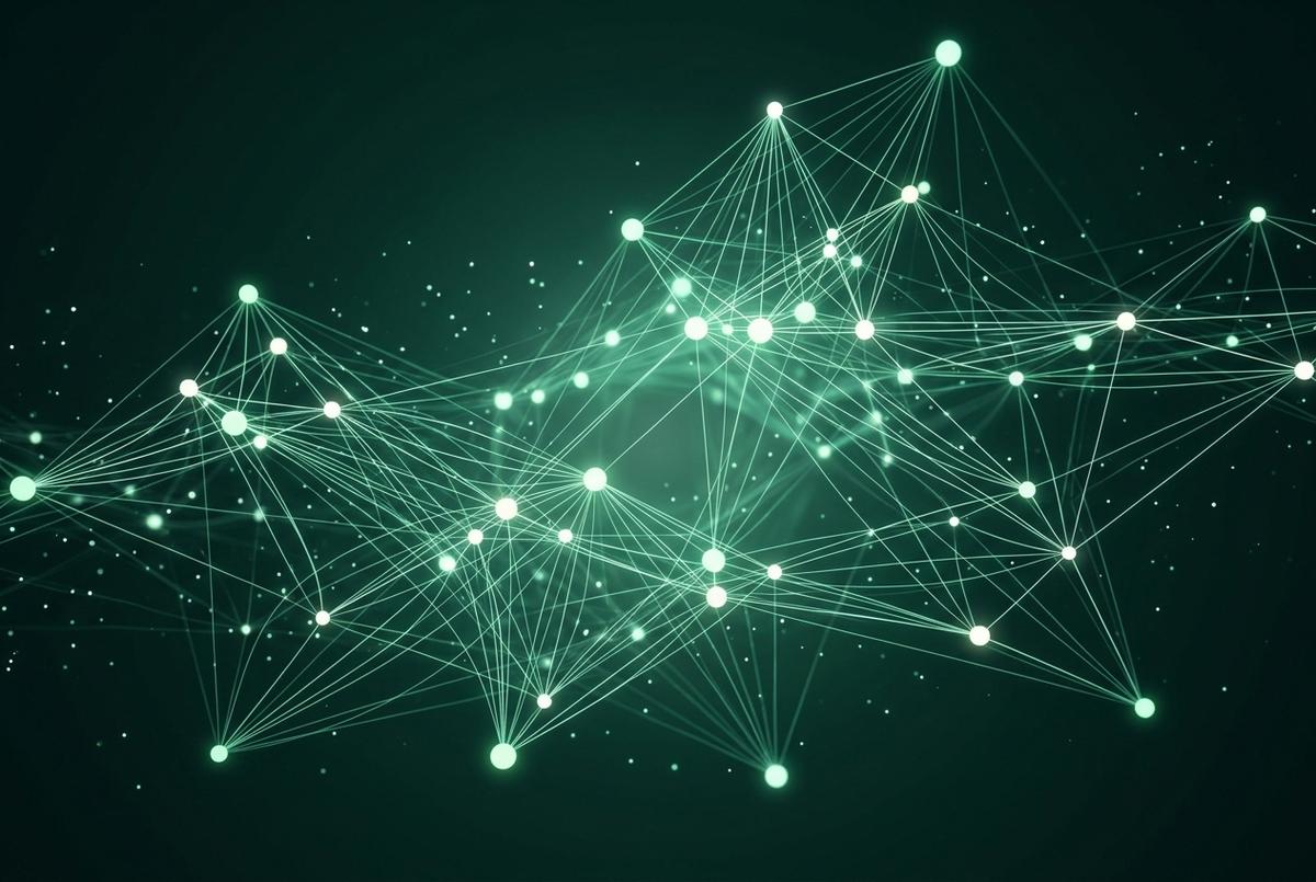 ByteCraft Studio abstract AI neural network graphic
